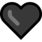 Black Heart emoji on Microsoft